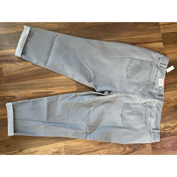 NWT Talbots Flawless Five Pocket Woman Boyfriend Jeans Women’s 24w Gray Relaxed - Picture 5 of 9